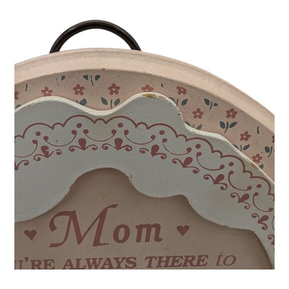Vintage Dexsa Mom Wall Plaque Heartfelt Quote Rustic Floral Granny Cottage Core - Picture 4 of 10